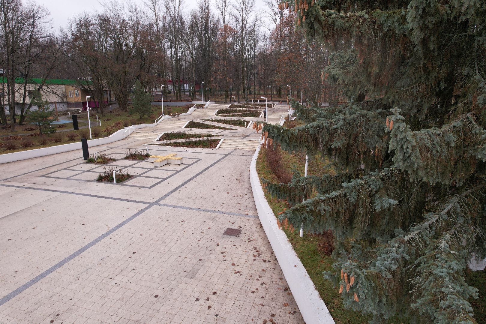 видео с коптера, благоустройство, пущино,