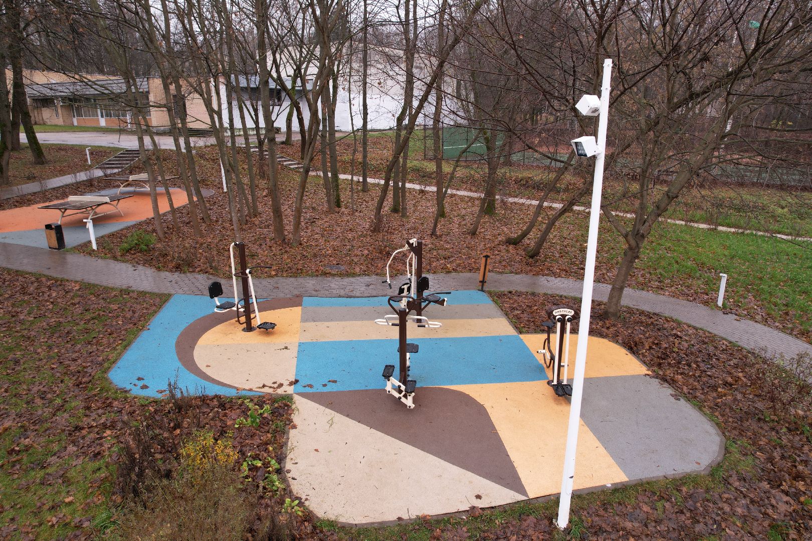 видео с коптера, благоустройство, пущино,