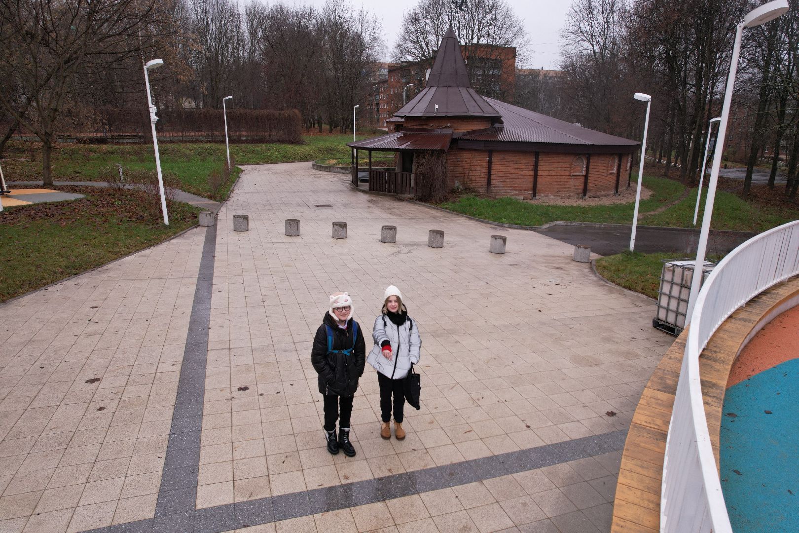 видео с коптера, благоустройство, пущино,