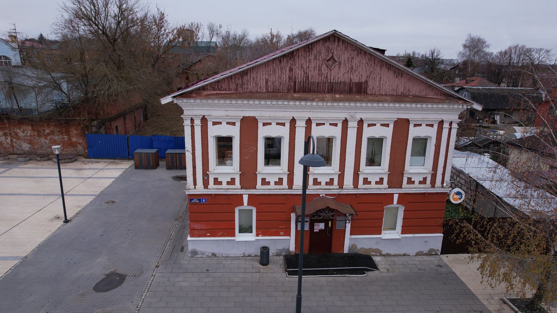 видео с коптера, кашира, благоустройство,