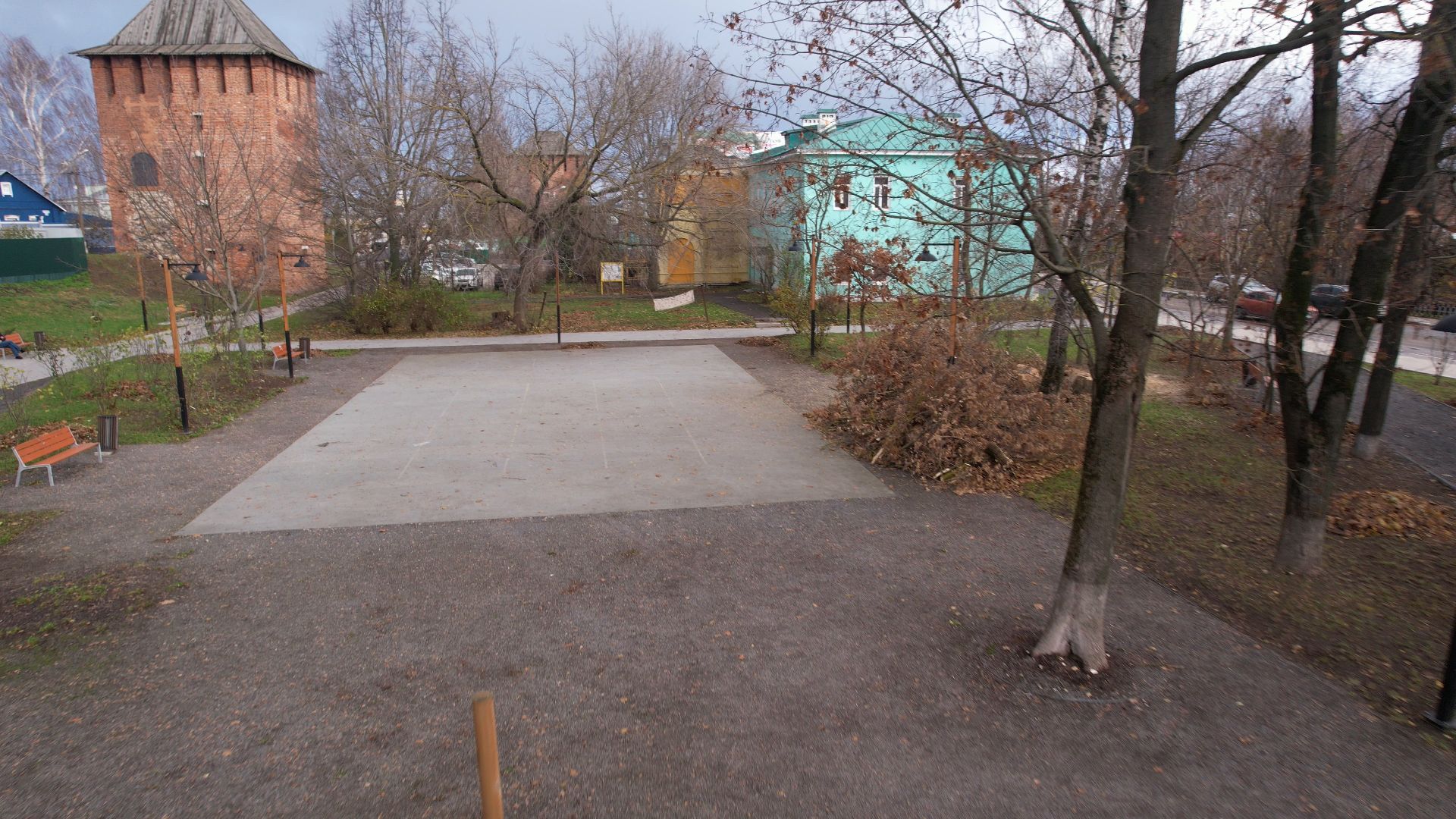 видео с коптера, Коломна, благоустройство, туризм,