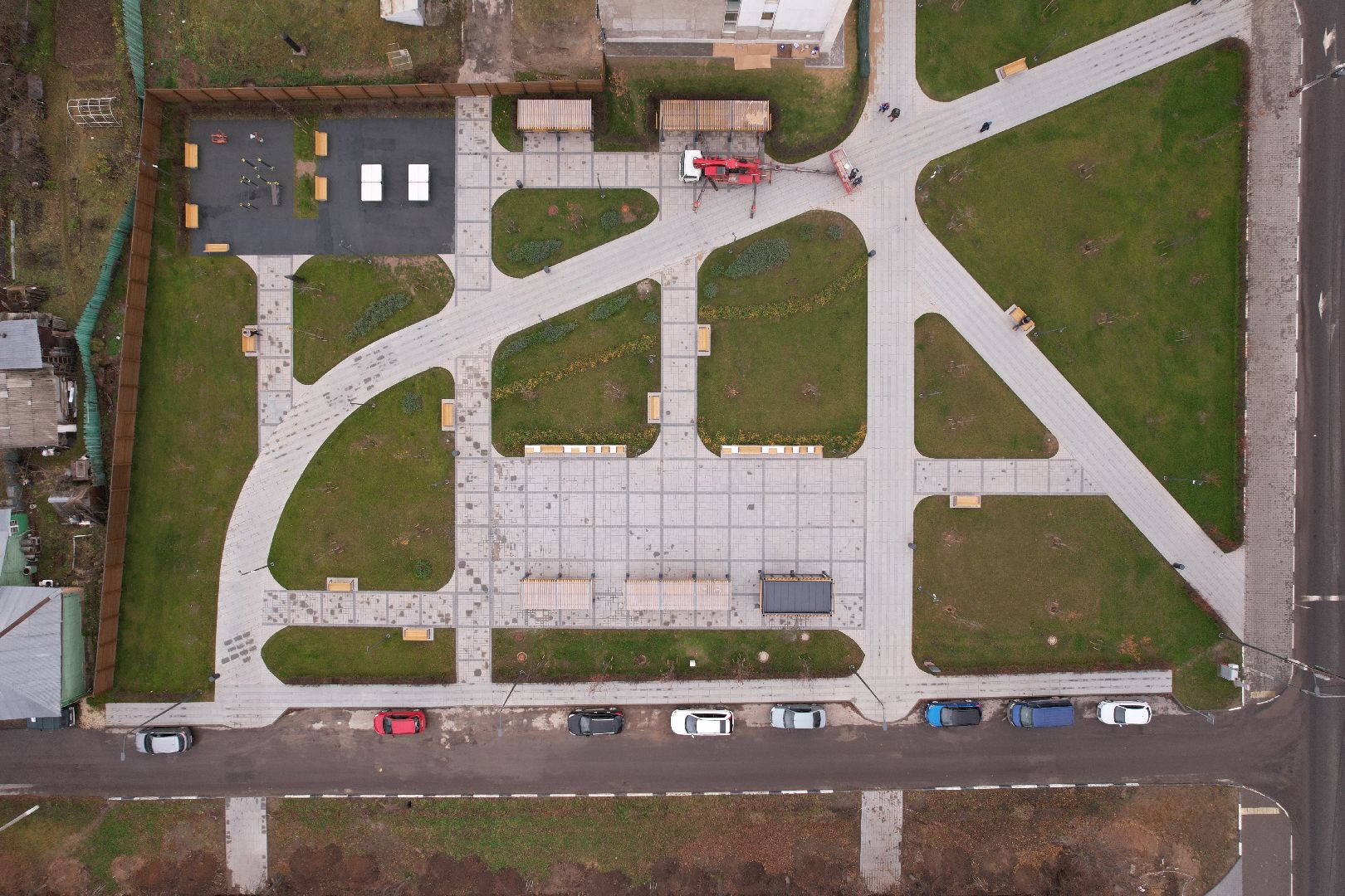 Коломна, видео с коптера, благоустройство,