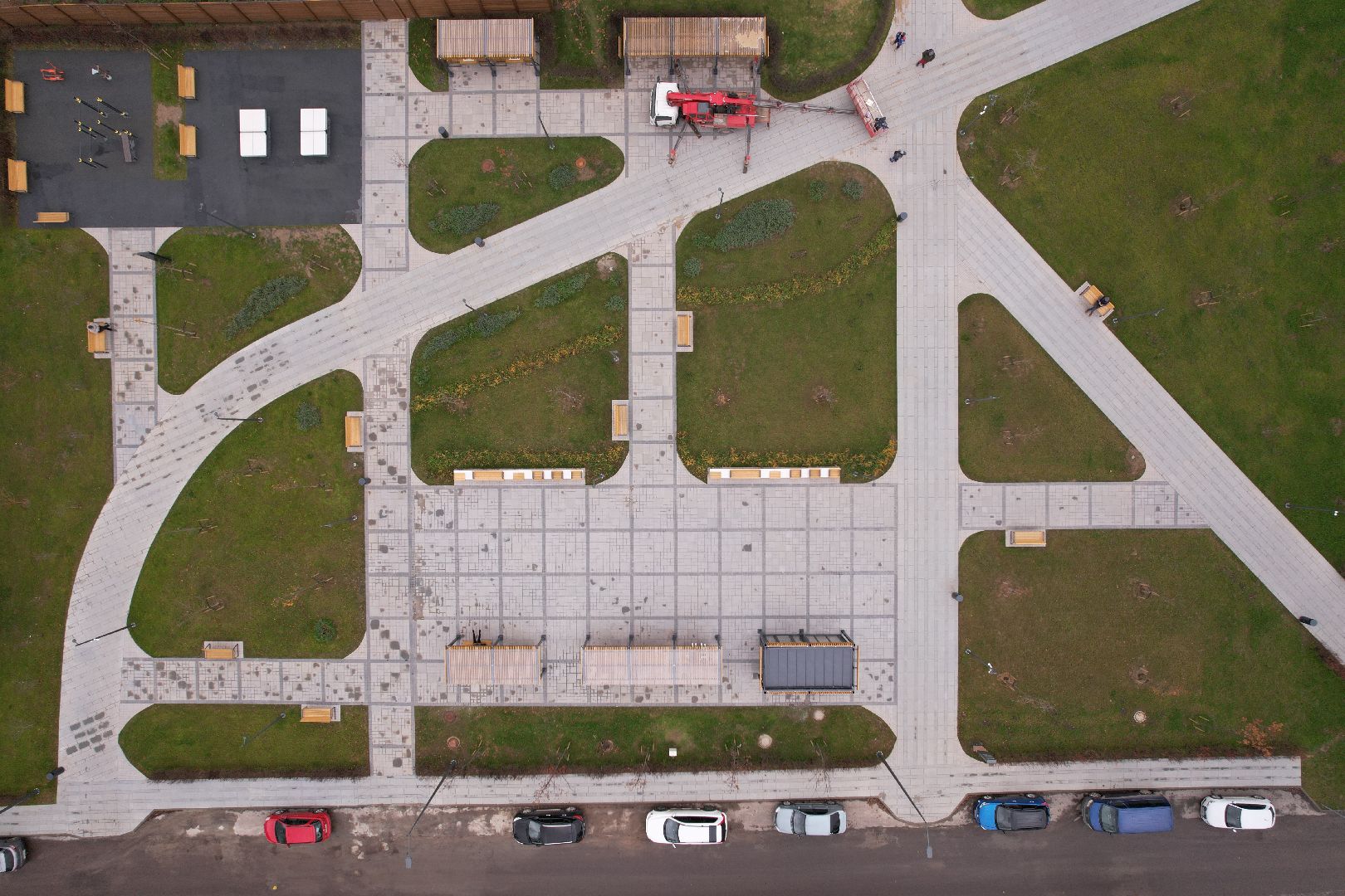 Коломна, видео с коптера, благоустройство,