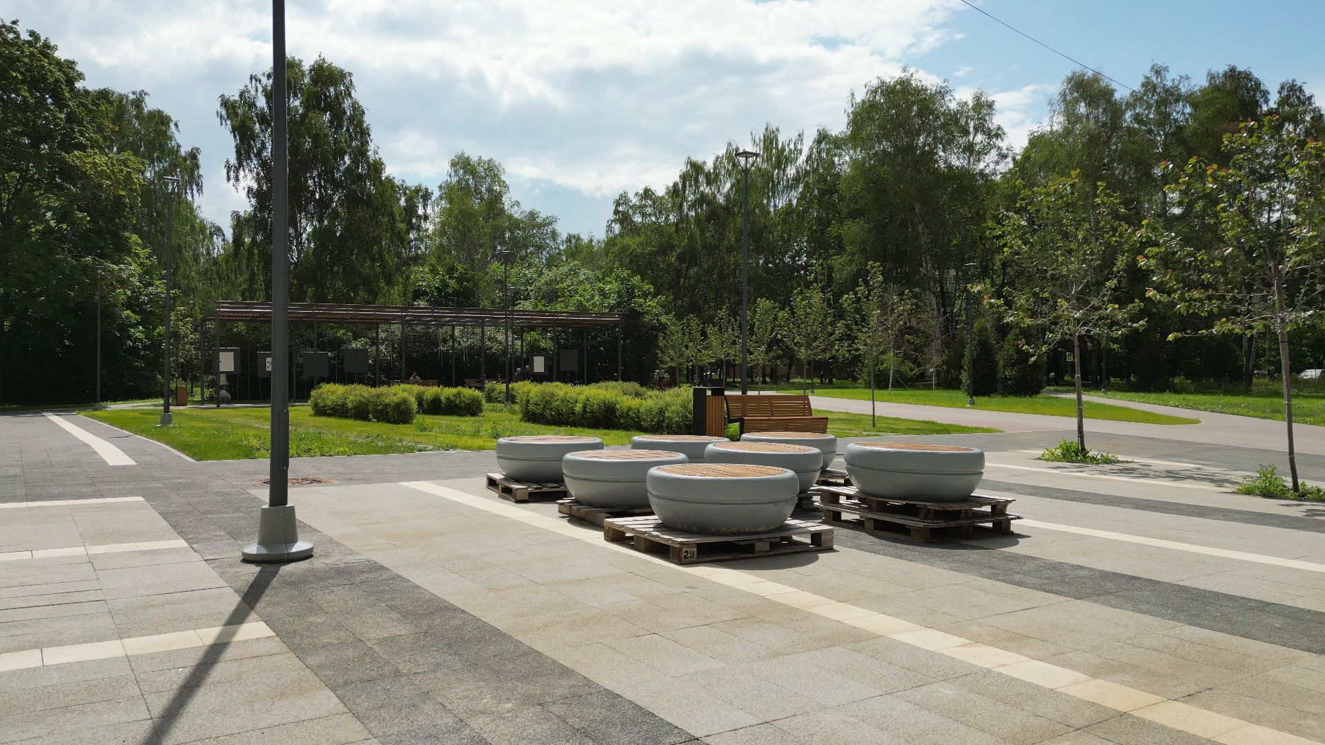 видео с коптера, черноголовка, благоустройство,