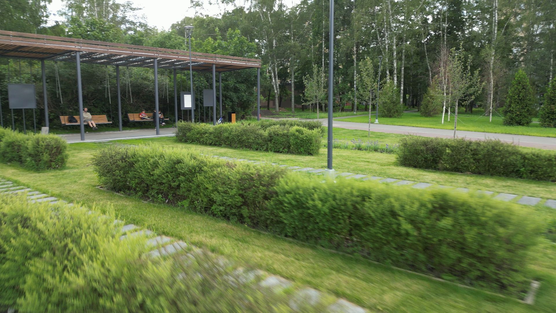 видео с коптера, черноголовка, благоустройство,