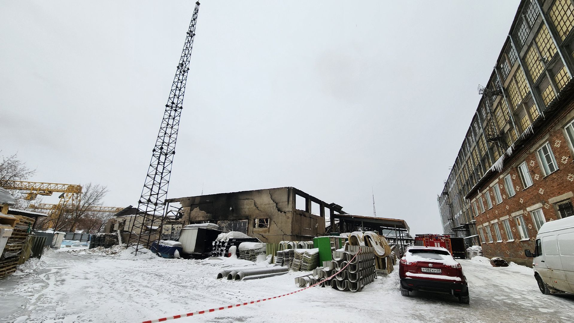 Подмосковье, Городской округ Пушкинский, Ивантеевка, ЧП, Пожар, МЧС,