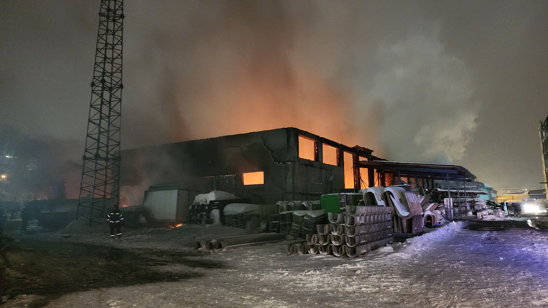 Подмосковье, Городской округ Пушкинский, Ивантеевка, ЧП, Пожар, МЧС,