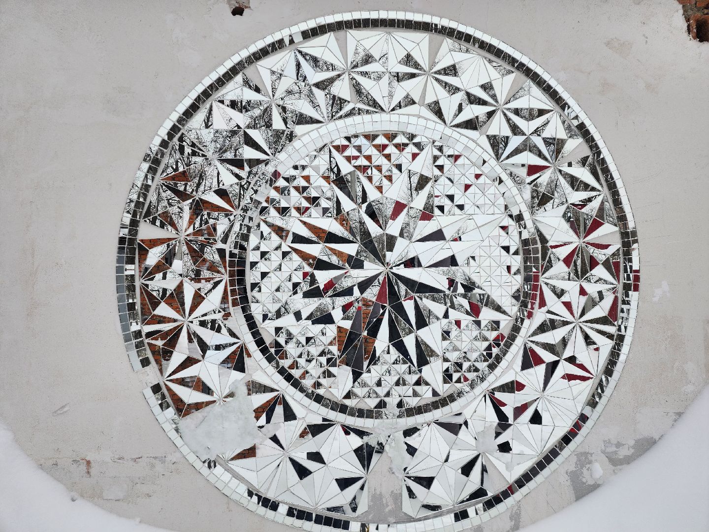 Серпухов, Подмосковье, зеркальная мозаика, мастер, уникальные панно, Парк Жемчужина,