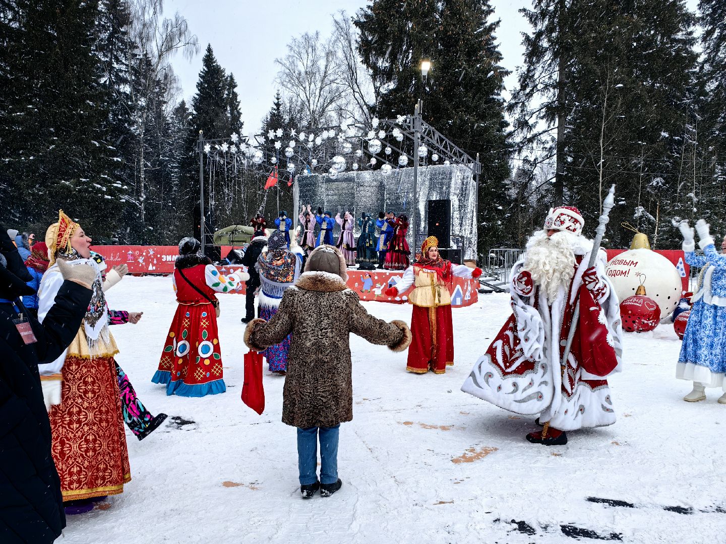 ель, Соборная площадь, главная ель страны, Дед Мороз, Снегурочка,