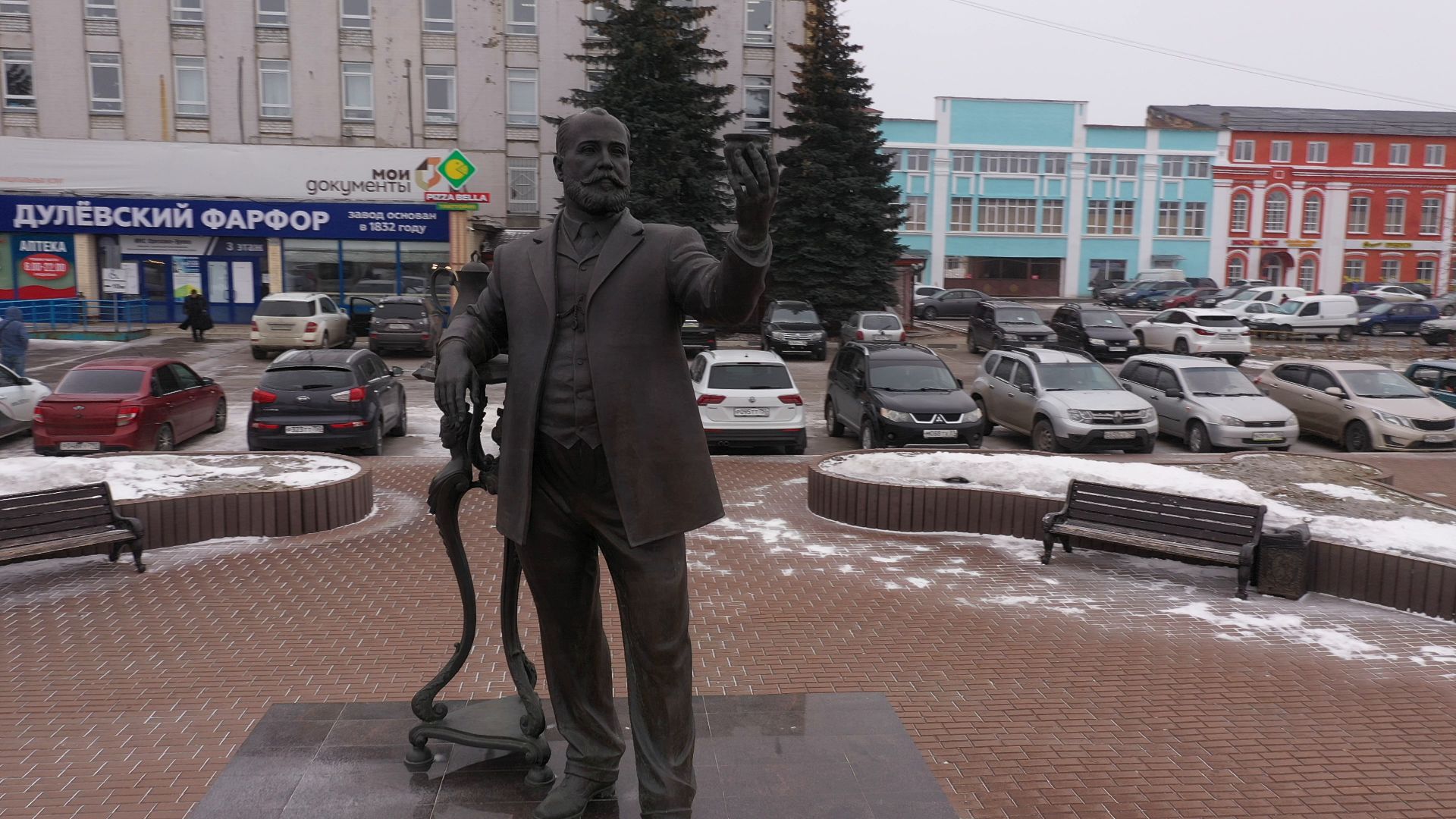 видео с коптера, ликино-дулево, промышленность,