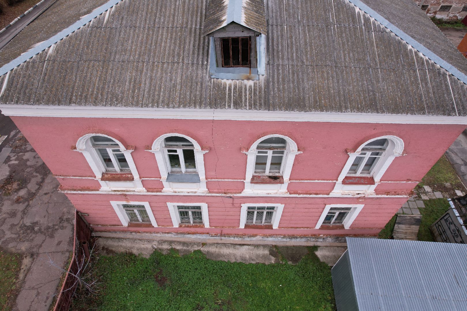 видео с коптера, кашира, архитектура,