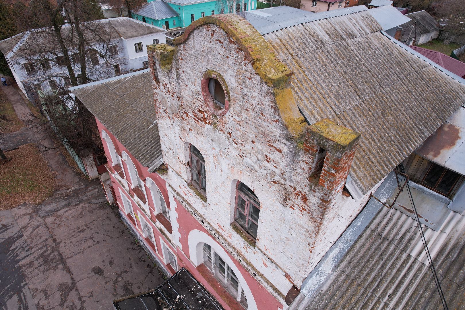 видео с коптера, кашира, архитектура,