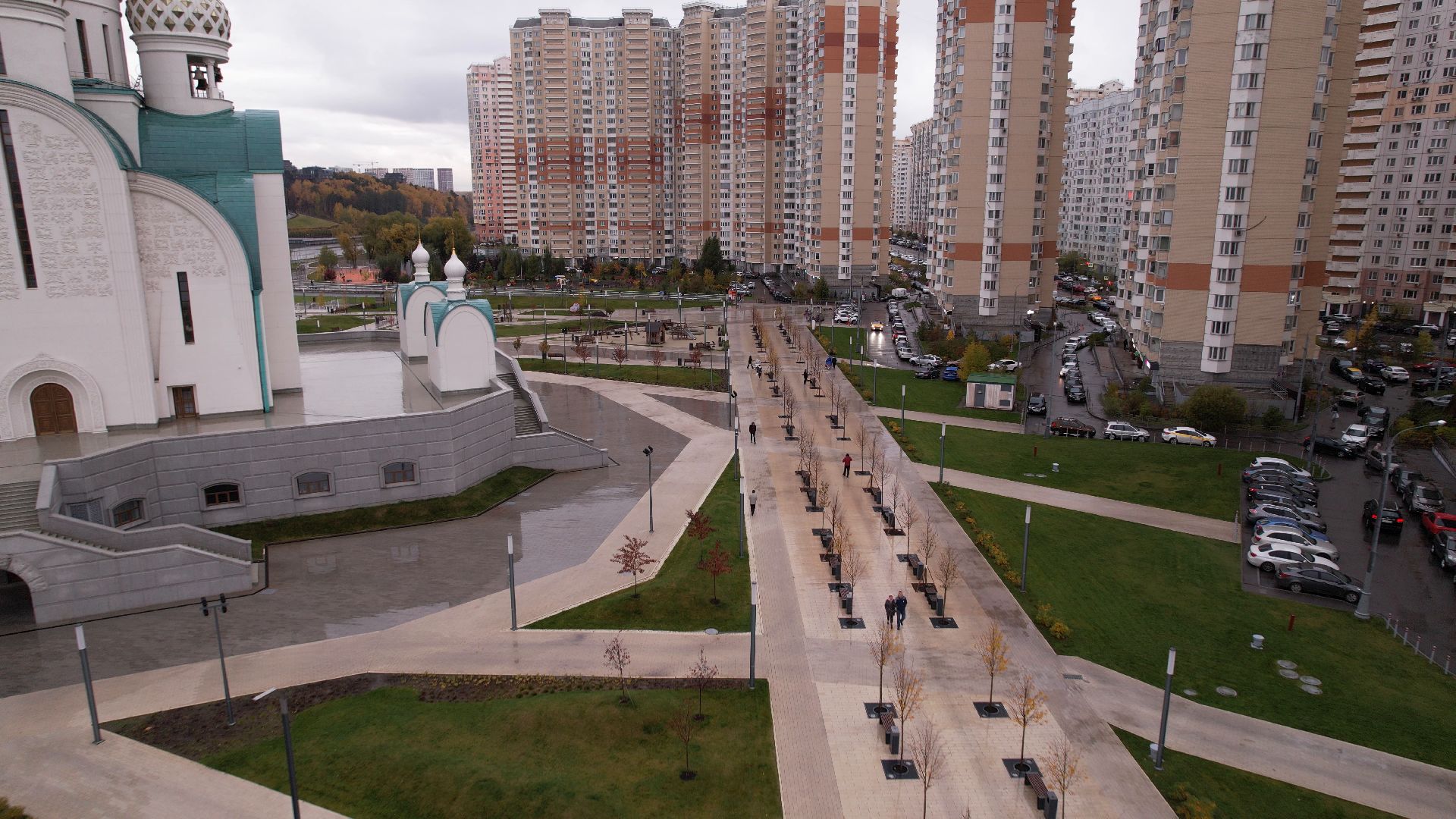 видео с коптера,