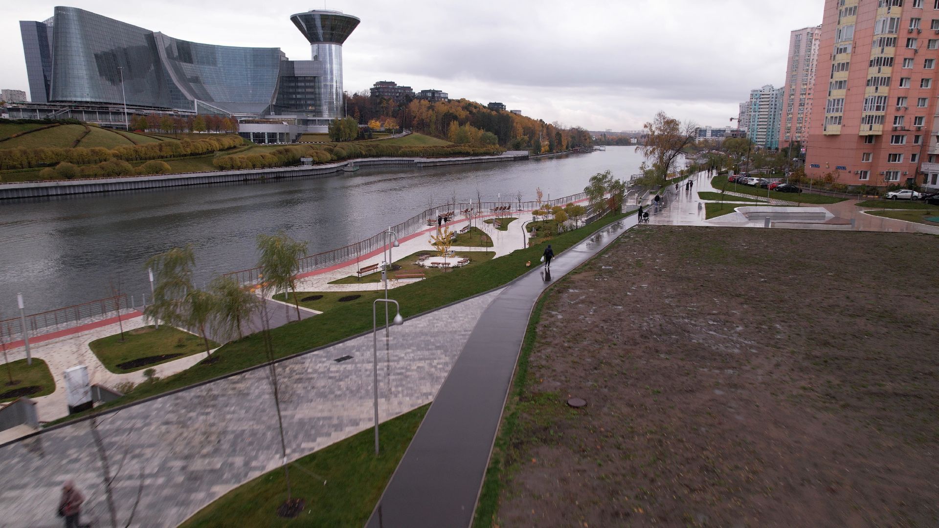 видео с коптера,