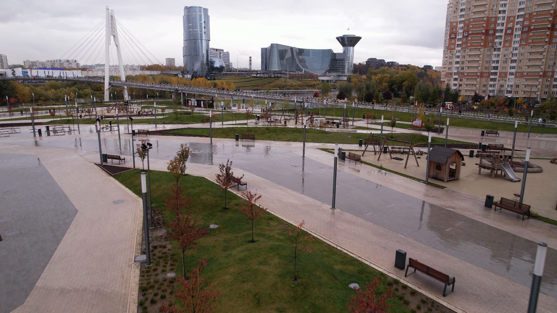 видео с коптера,