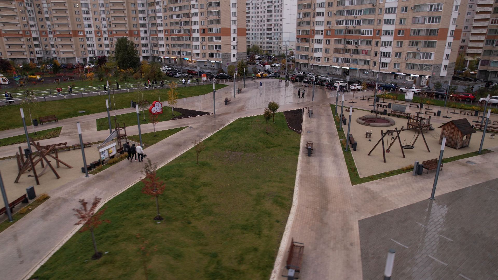 видео с коптера,