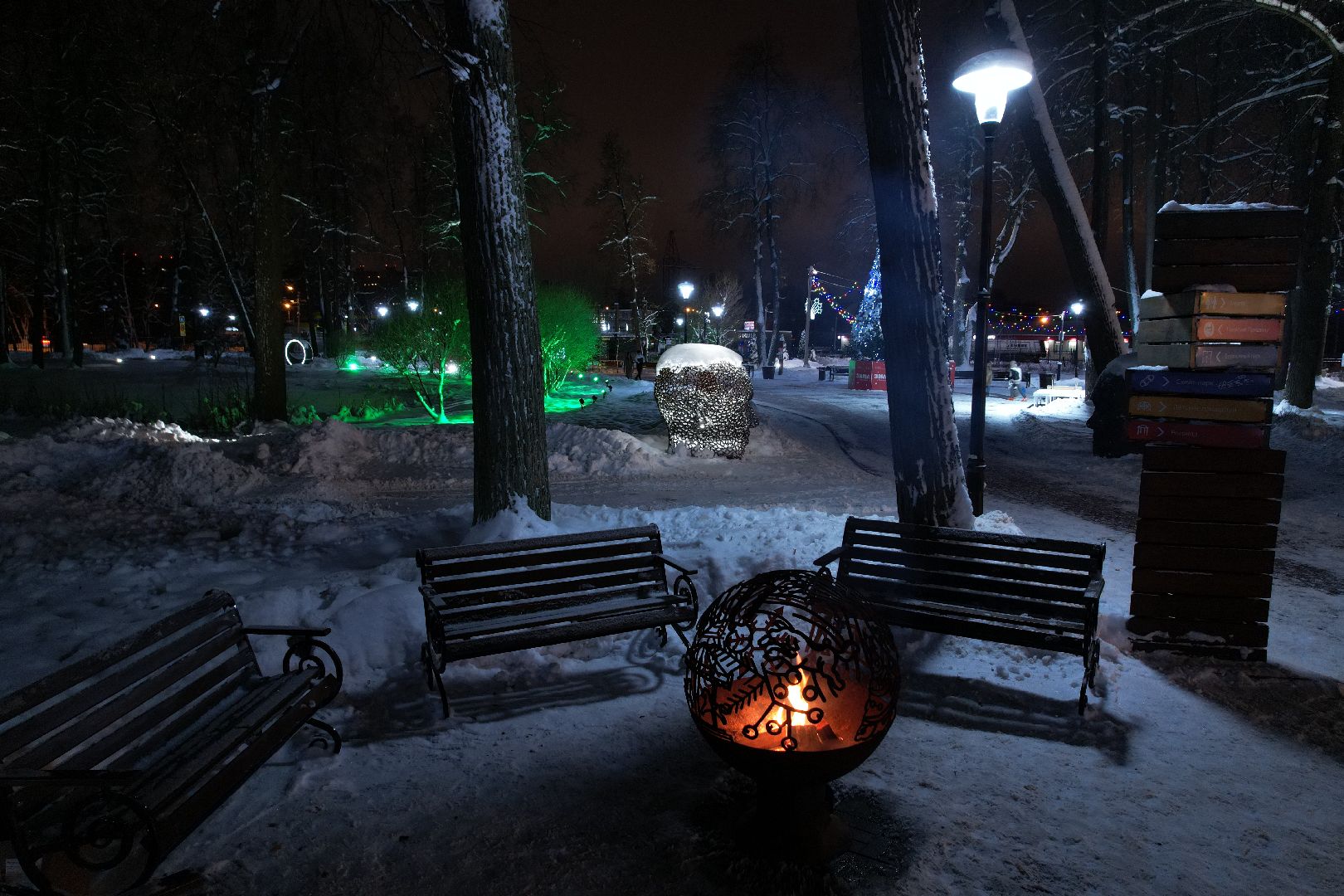 видео с коптера, сергиев посад, парк, благоустройство,