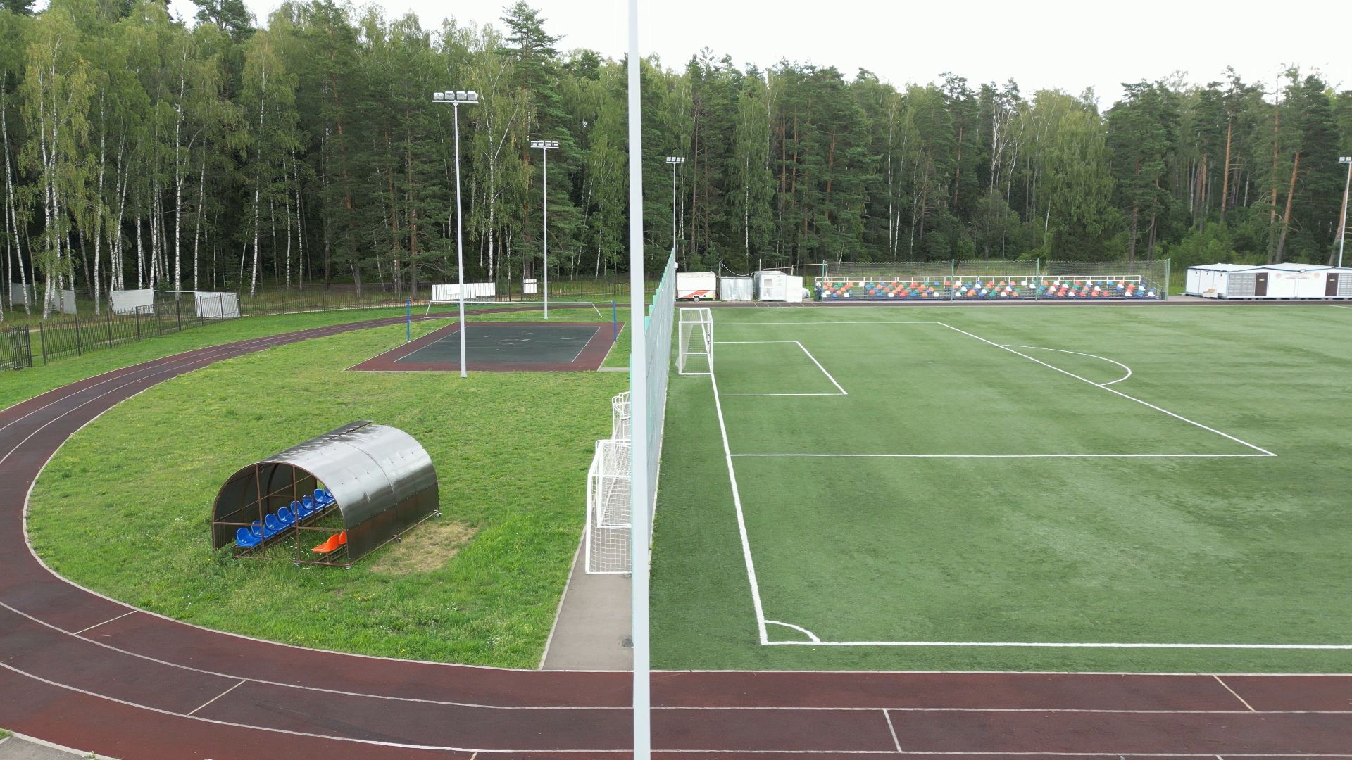 видео с коптера, спорт, черноголовка, благоустройство, строительство,