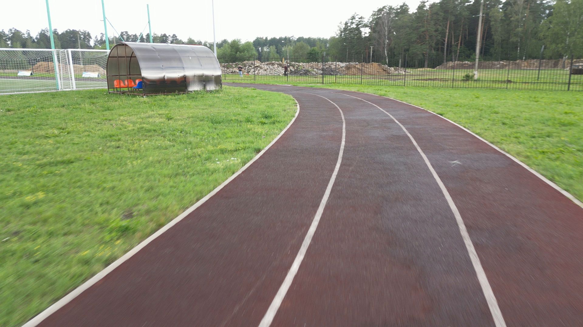 видео с коптера, спорт, черноголовка, благоустройство, строительство,