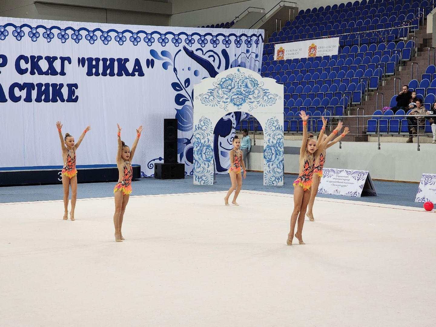 раменское, спорт, турнир по художественной гимнастике, гжельские узоры,