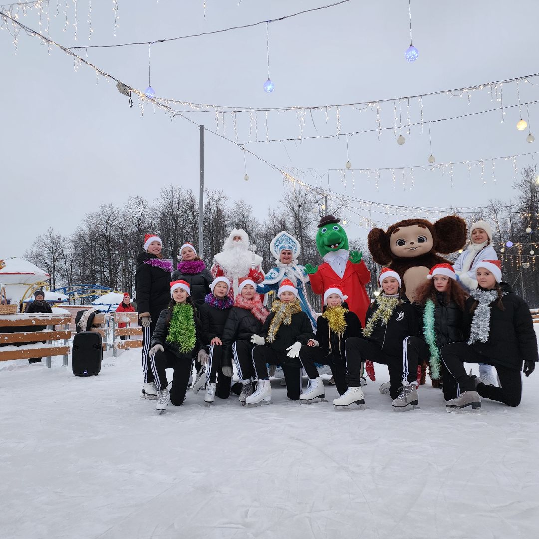 Егорьевск, Каток, каток в парке, искусственный лед, подмосковье, московская область, открытие катка,