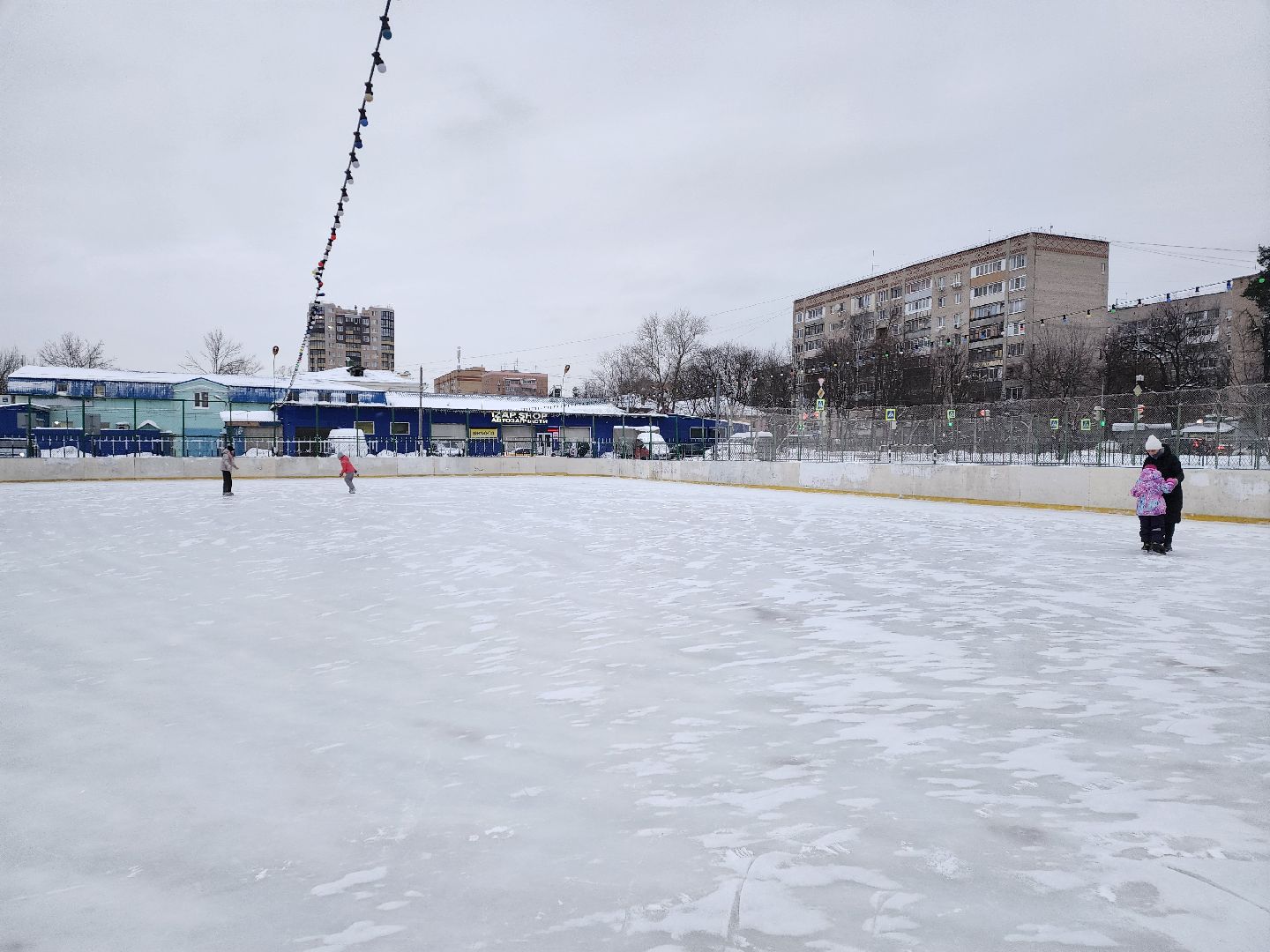 каток в центре города, пушкино, спорткомплекс,