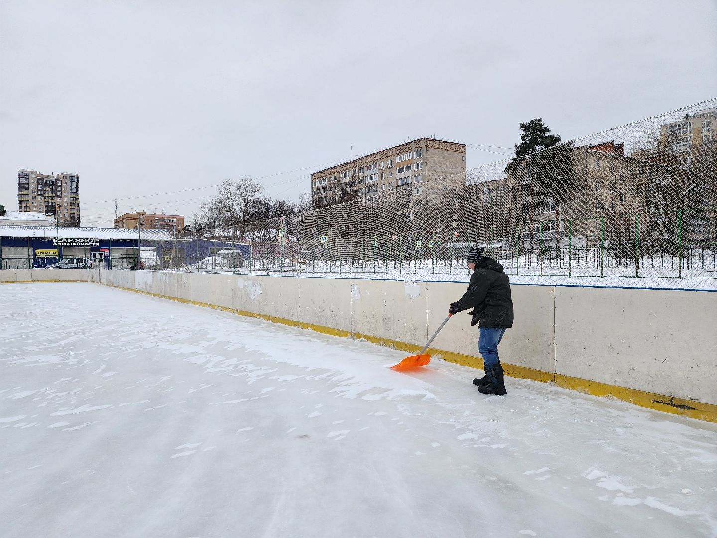 каток в центре города, пушкино, спорткомплекс,