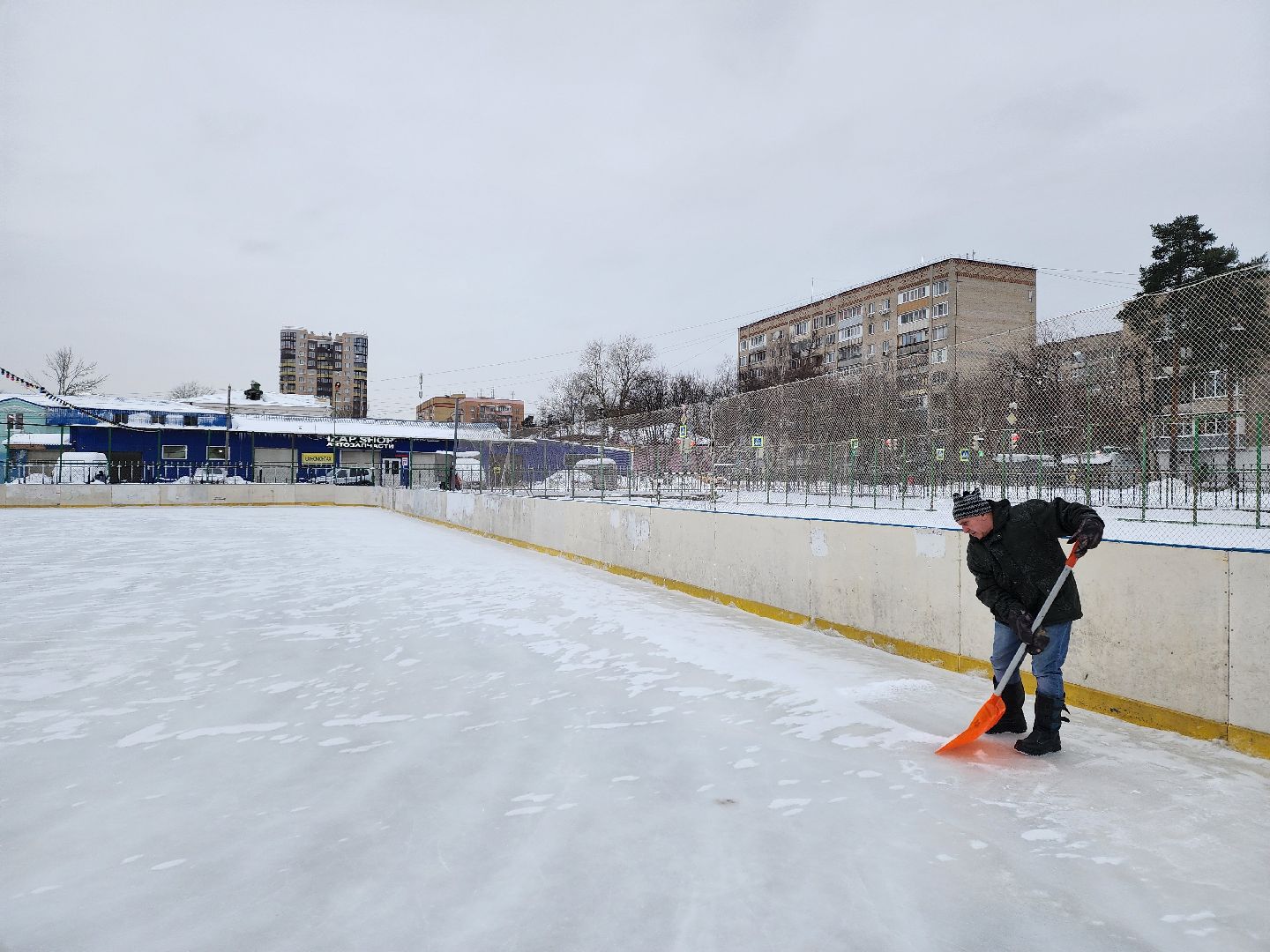 каток в центре города, пушкино, спорткомплекс,