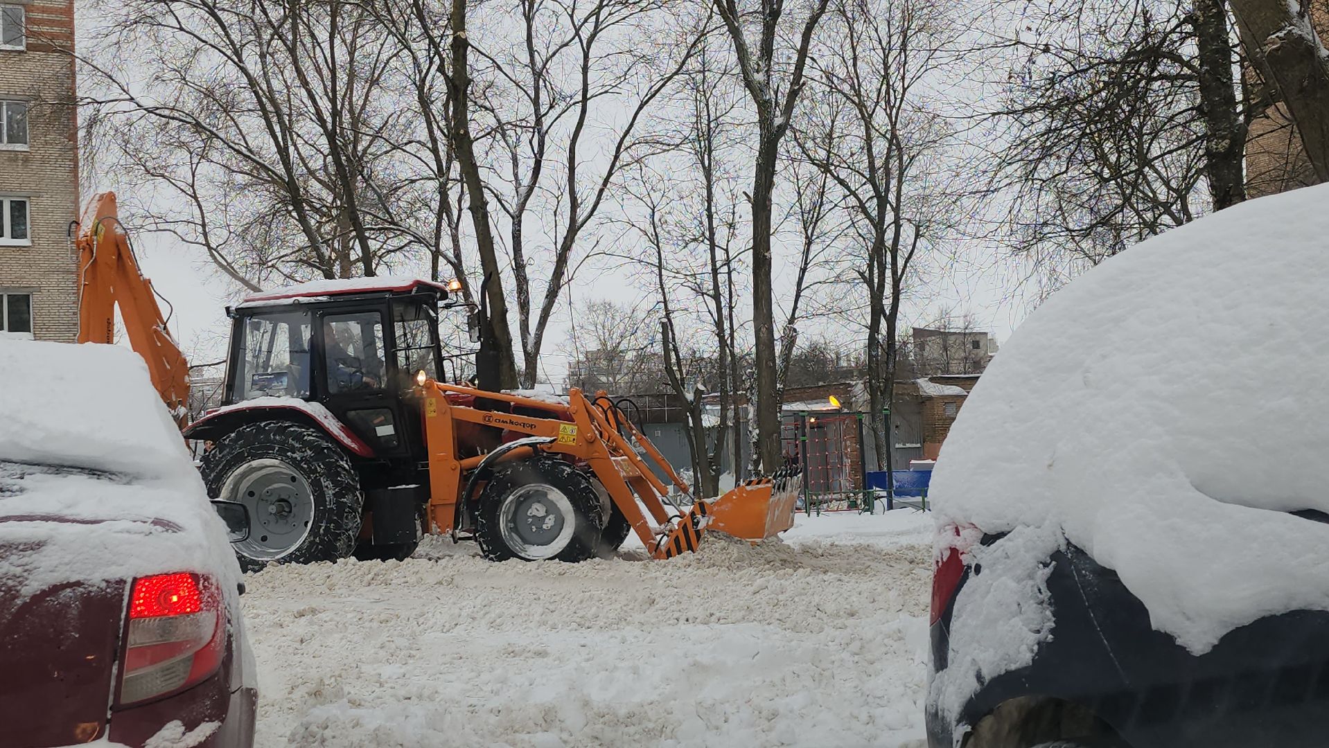 серпухов, подмосковье, благоустройство, уборка снега,