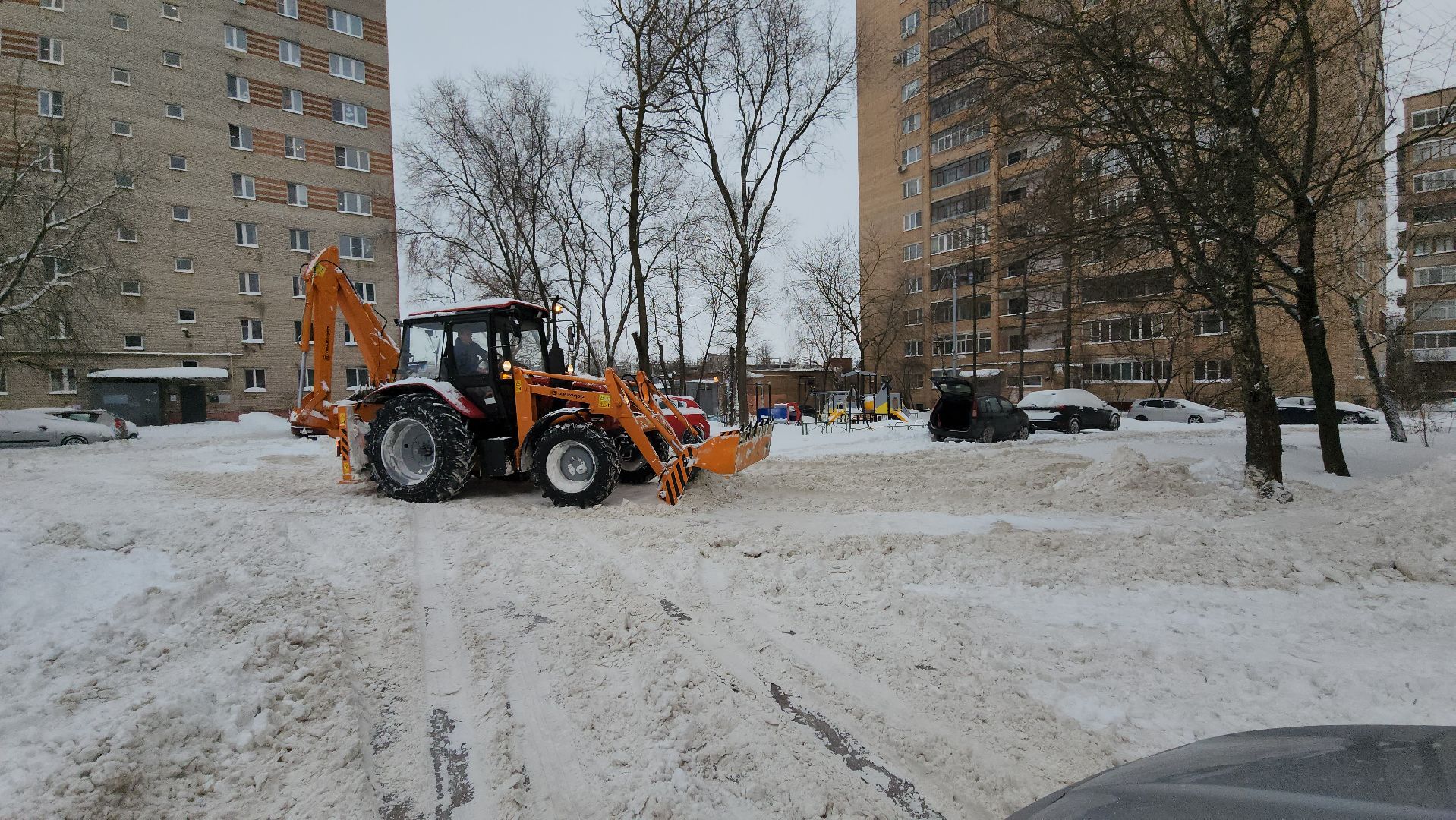 серпухов, подмосковье, благоустройство, уборка снега,