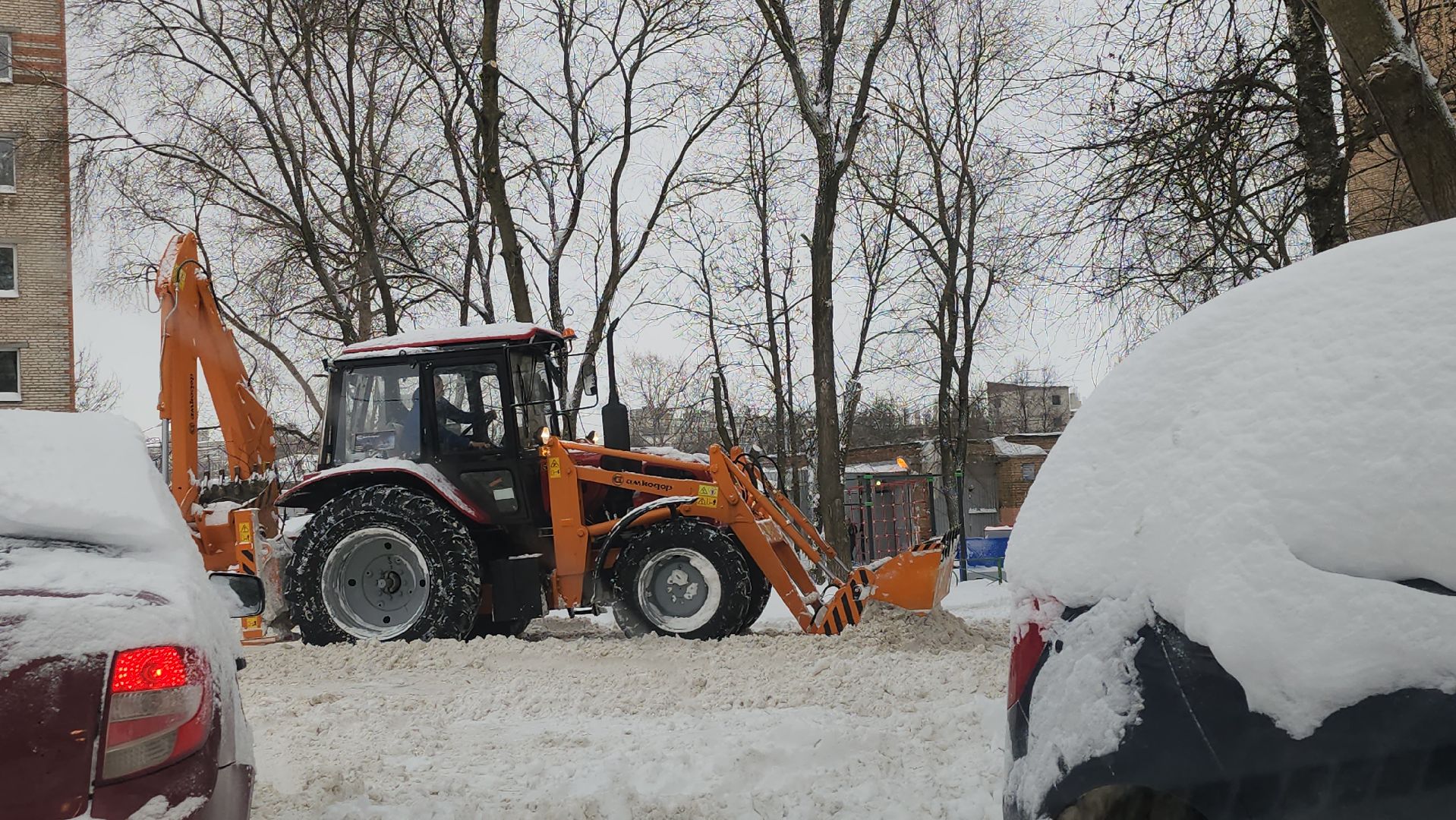 серпухов, подмосковье, благоустройство, уборка снега,