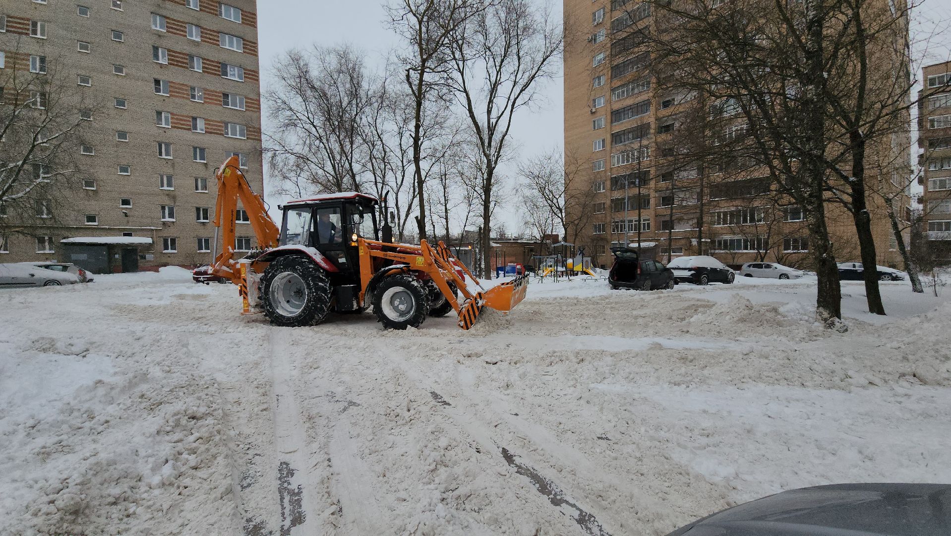серпухов, подмосковье, благоустройство, уборка снега,