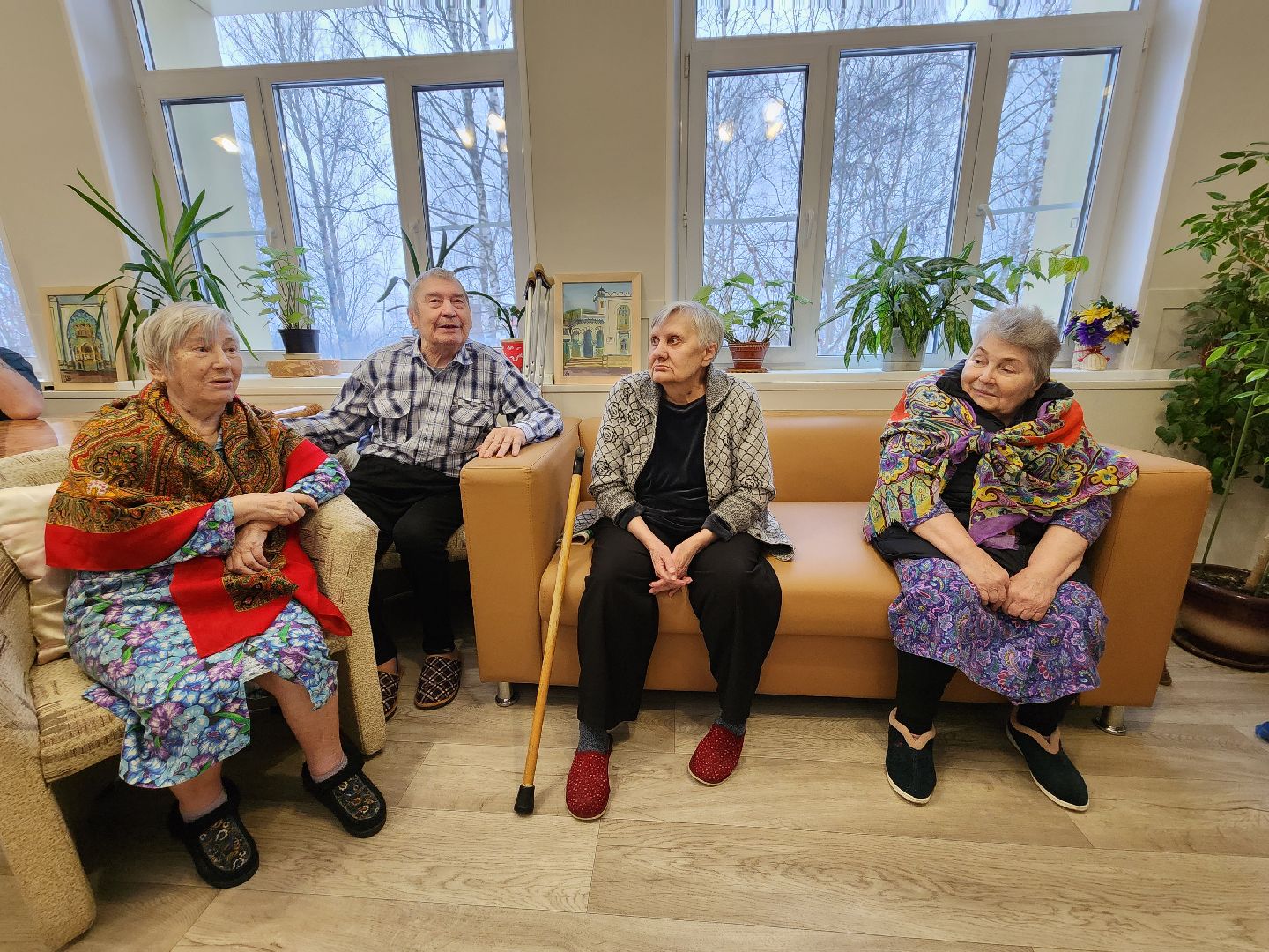 интернат, серебряные волонтеры, ивантеевка, акция, новогодний подарок,