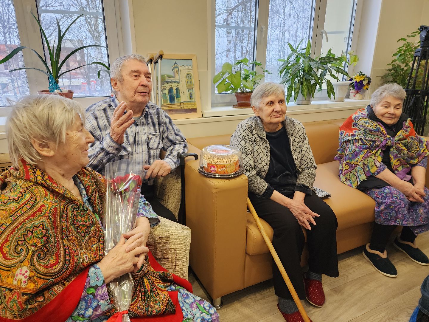 интернат, серебряные волонтеры, ивантеевка, акция, новогодний подарок,