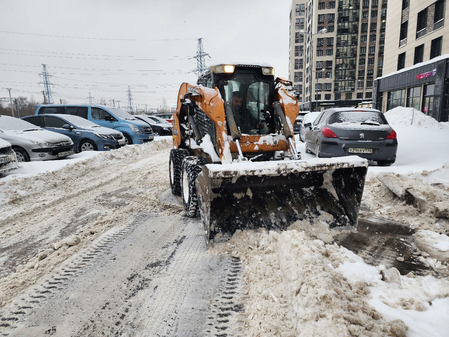 Химки, Подмосковье, снег, зима, холода,