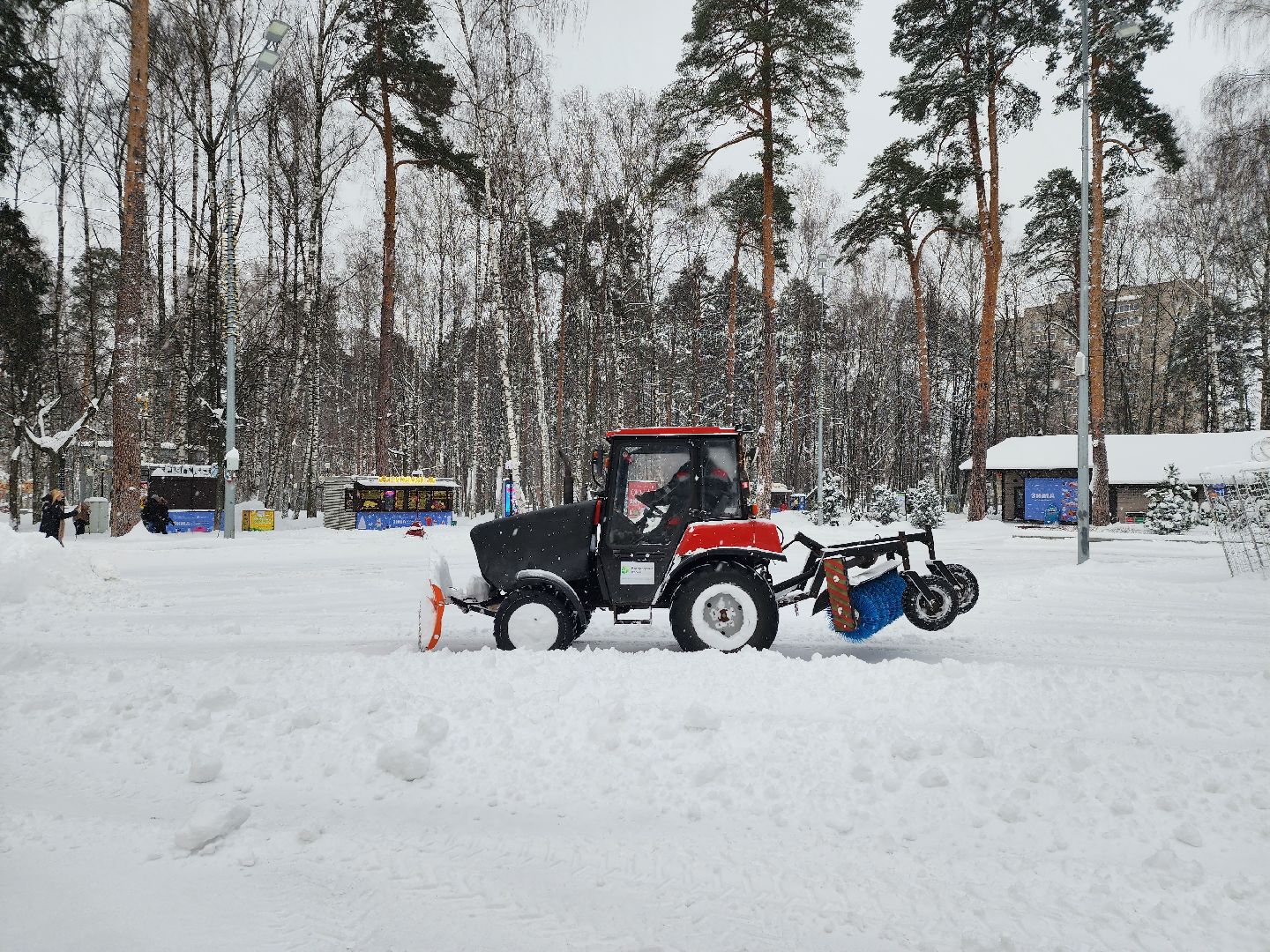 циклон Ваня, снегопад, уборка снега, Ногинск, Богородский городской округ,