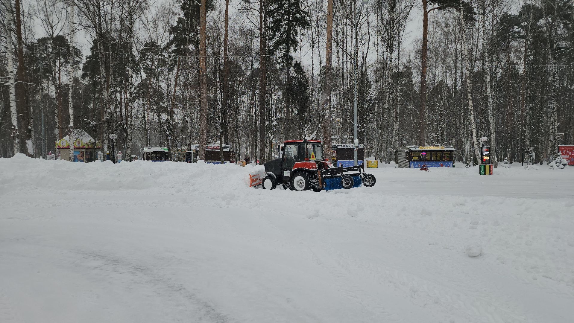 циклон Ваня, снегопад, уборка снега, Ногинск, Богородский городской округ,