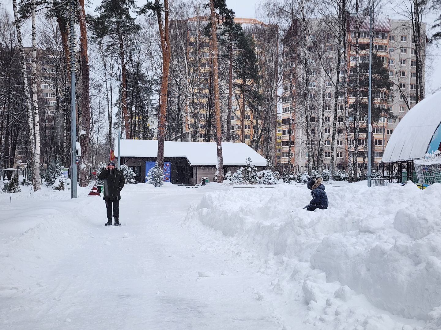 циклон Ваня, снегопад, уборка снега, Ногинск, Богородский городской округ,
