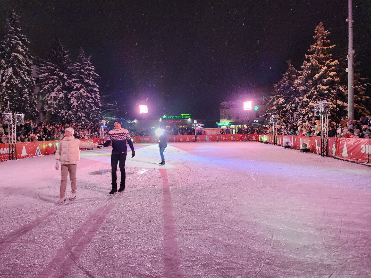 раменское, культура, открытие центрального катка в Раменском, ледовое шоу Ильи Авербуха,