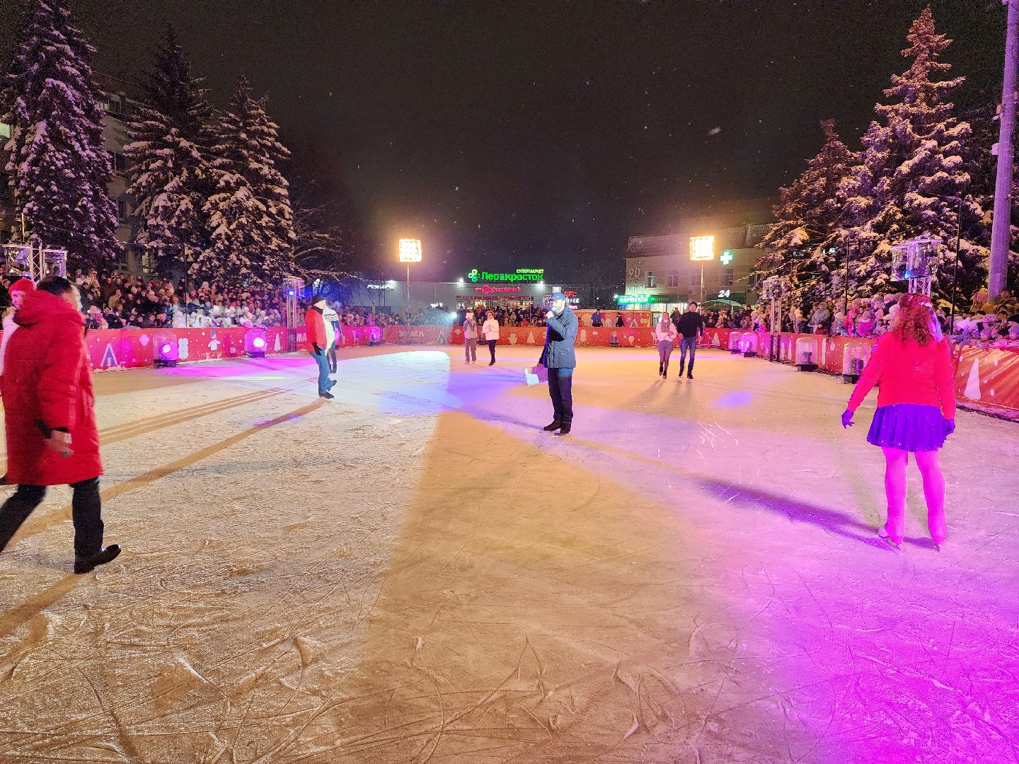 раменское, культура, открытие центрального катка в Раменском, ледовое шоу Ильи Авербуха,