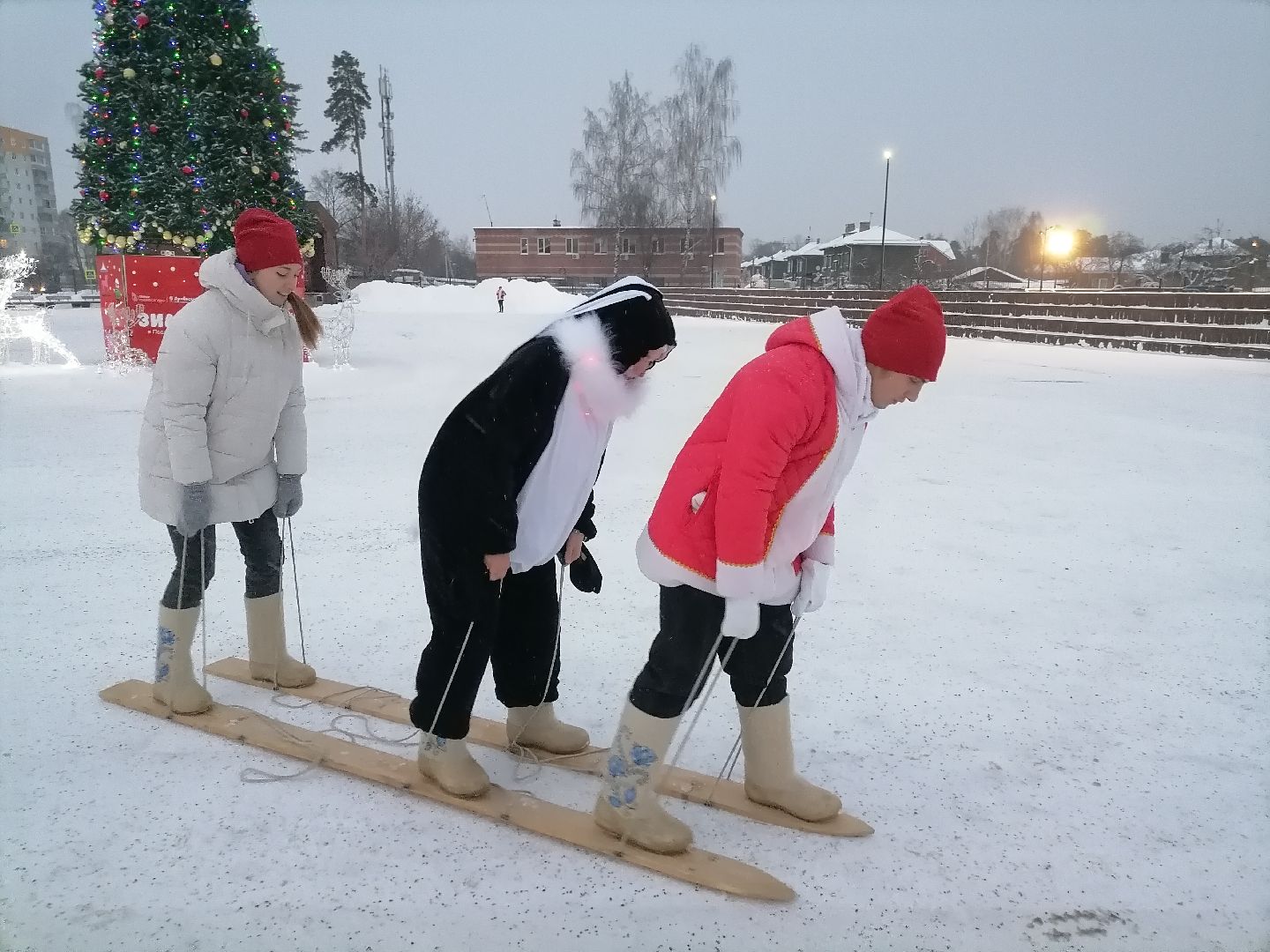 парки подмосковья, зимние традиции,