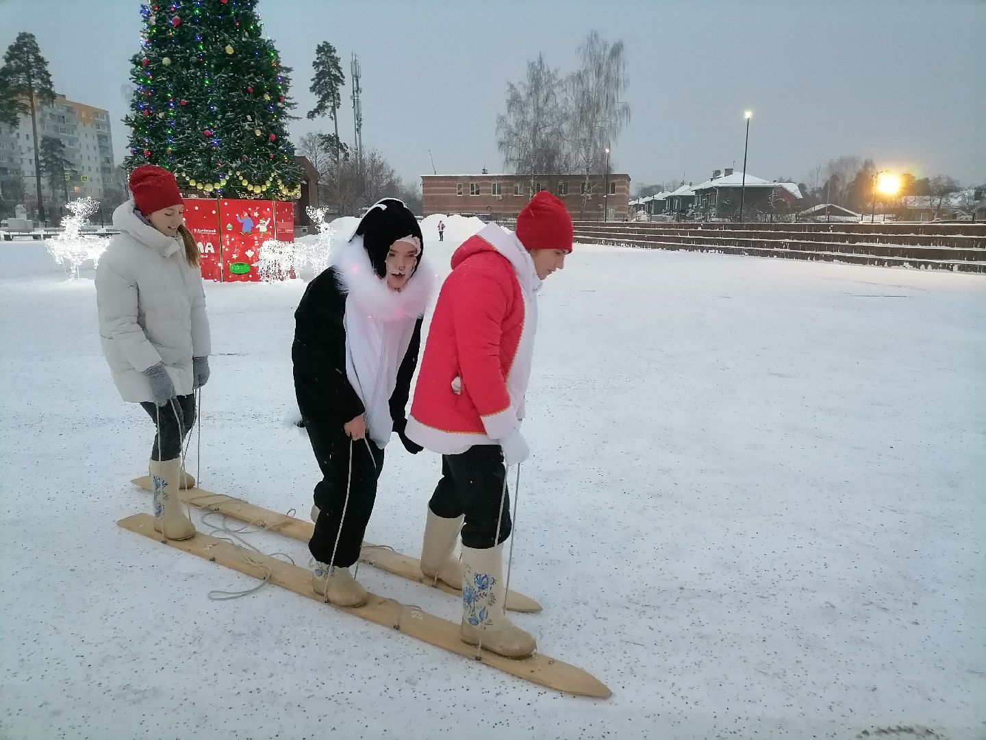 парки подмосковья, зимние традиции,