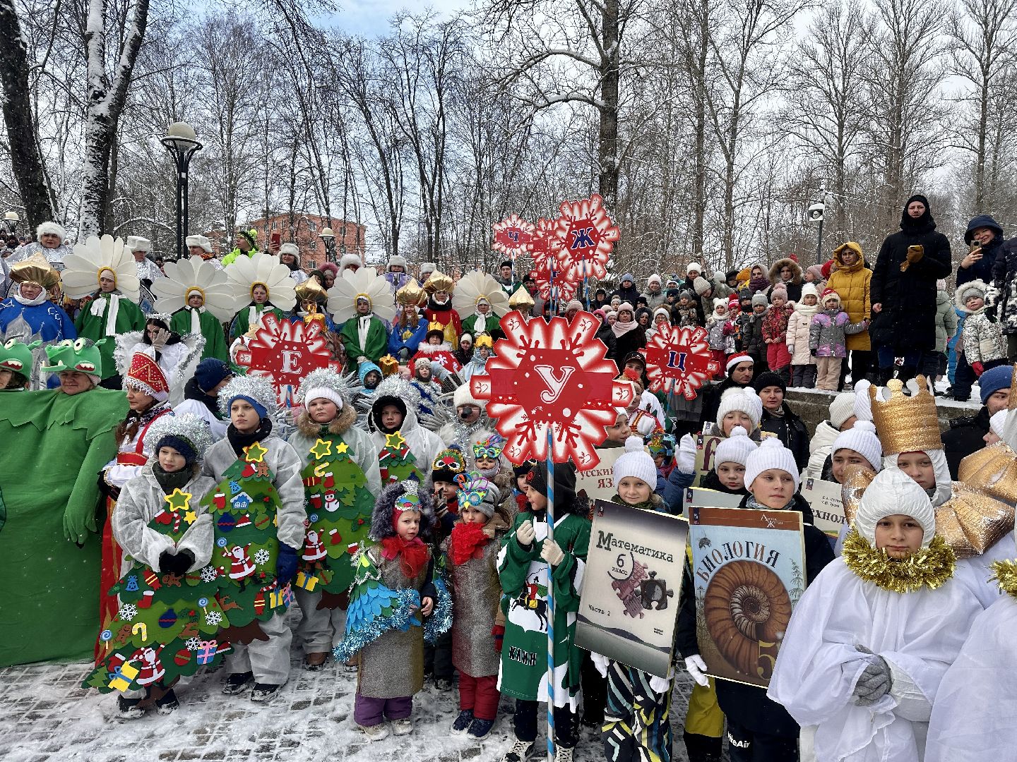 Клин, общество, культура, зима, карнавал, Дед Мороз,