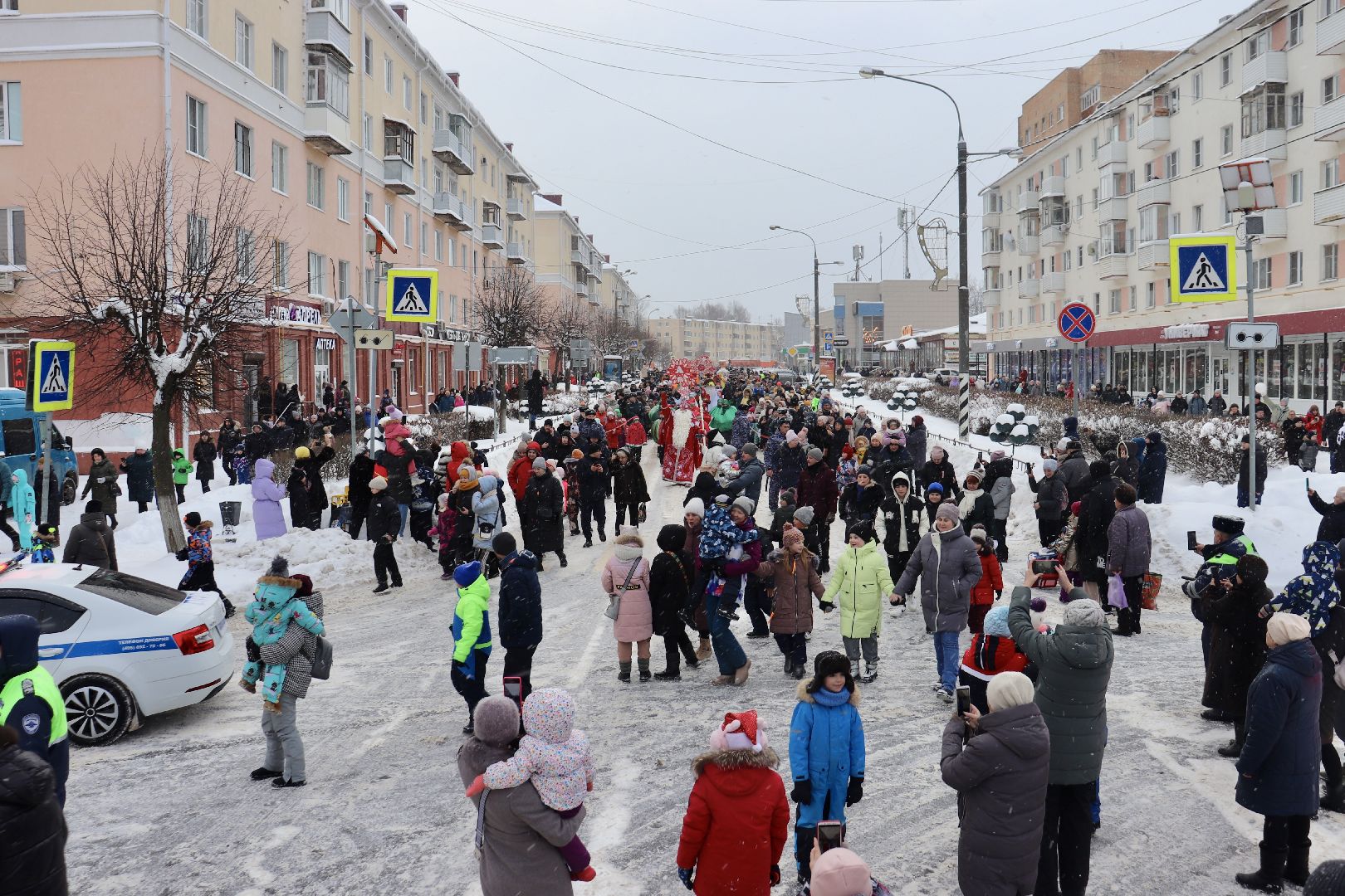 Клин, общество, культура, зима, карнавал, Дед Мороз,