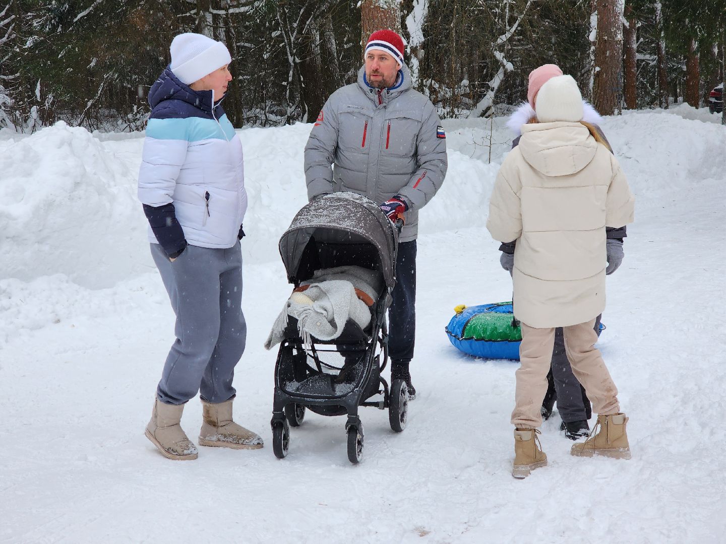Лес, Парк, Лыжи, лыжная трасса, соревнования, зажжение елки,
