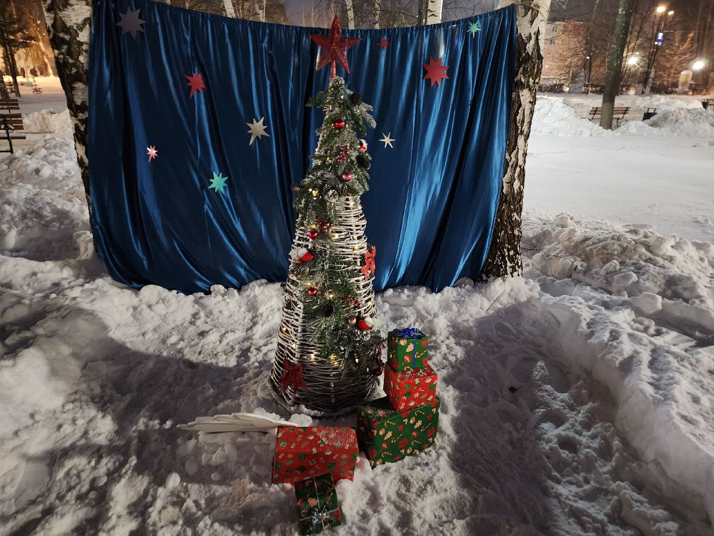шатура, чудо елка, инсталляция, новогодние украшения, праздник, новый год 2024,