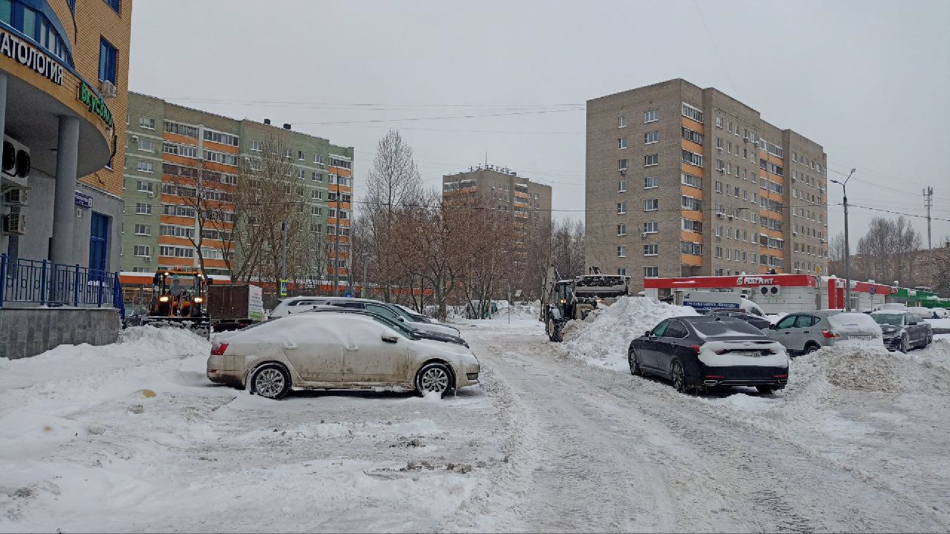 Реутов, жкх, снегопад, циклон Ваня, уборка дорог, тротуары,