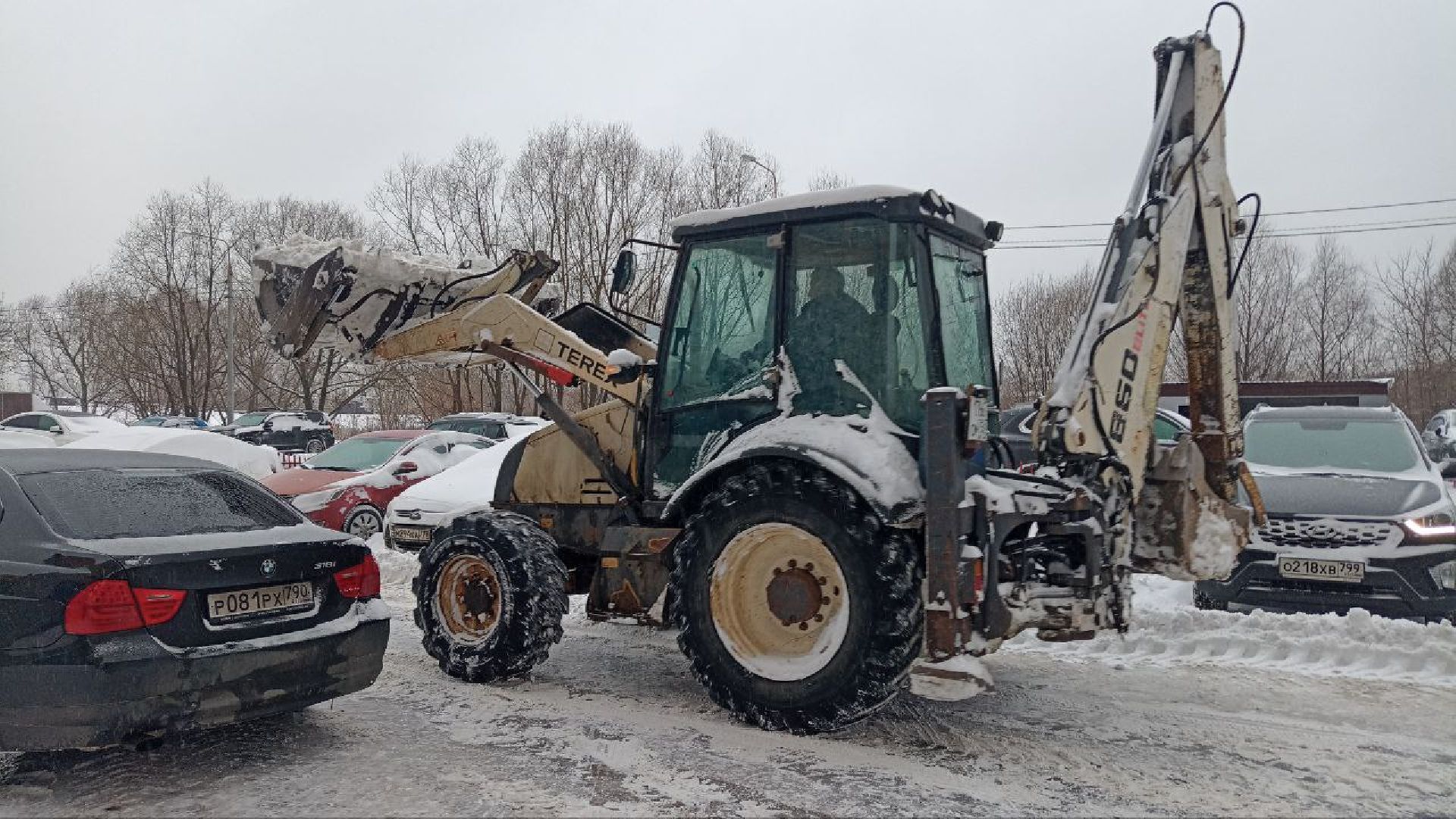 Реутов, жкх, снегопад, циклон Ваня, уборка дорог, тротуары,