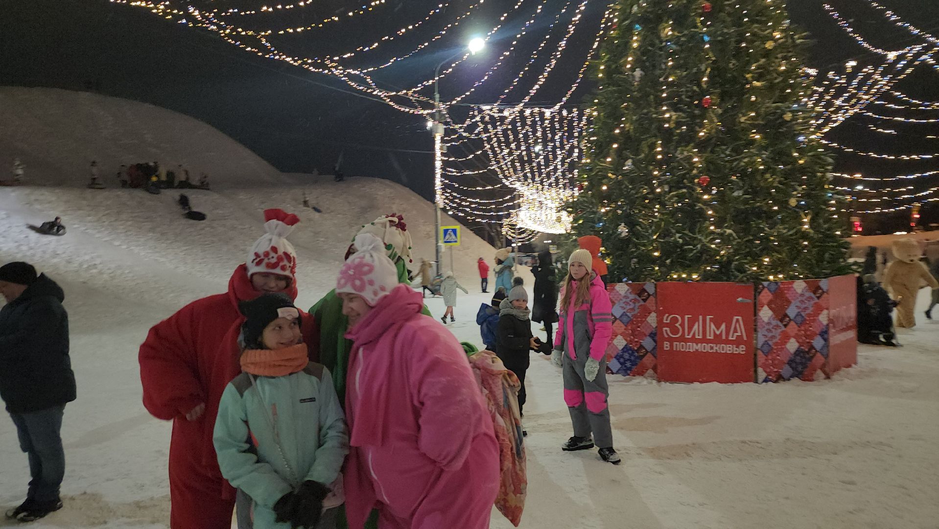 Серпухов, Подмосковье, зима в подмосковье, соборная гора, зажжение огней,