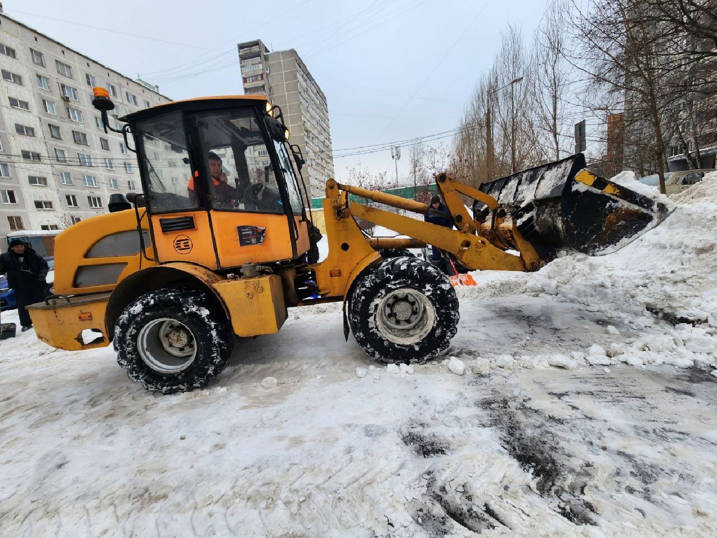 мытищи, Снегопад Ваня, жкх, уборка снега, ГУСТ, циклон ваня, снегопад, московская область,